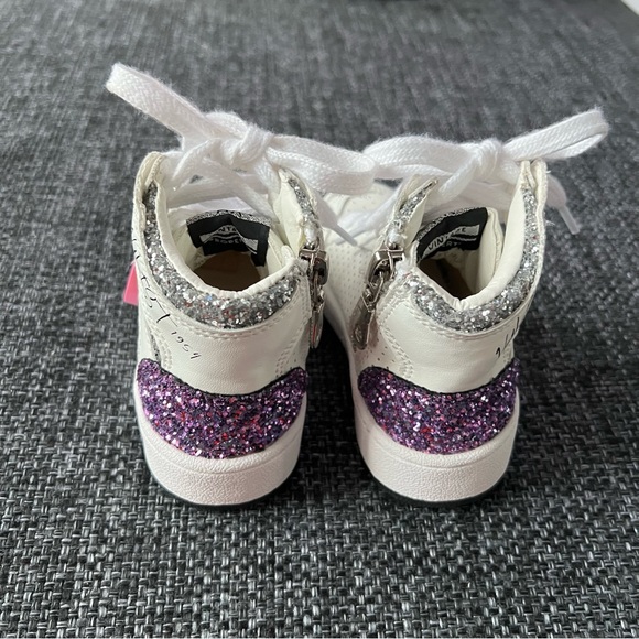 NIB Vintage Havana Leather Mavis High Top Toddler Sneakers Size 8 - Picture 4 of 15